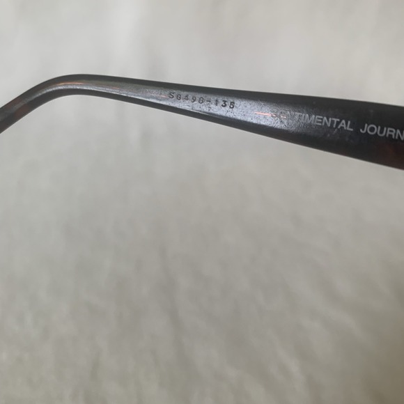 Brighton Vintage Eyeglass Frame SG498-135 Brown Handmade - Picture 10 of 16